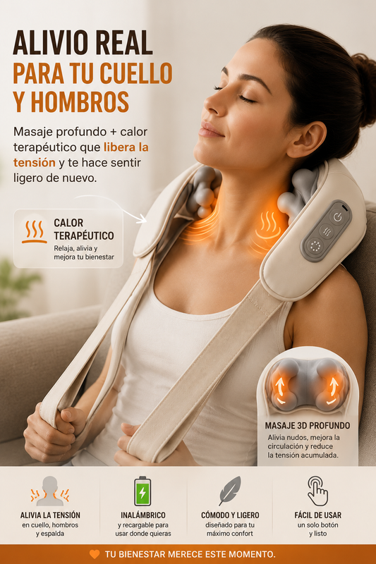 CuelloZen | Masajeador eléctrico de Cuello