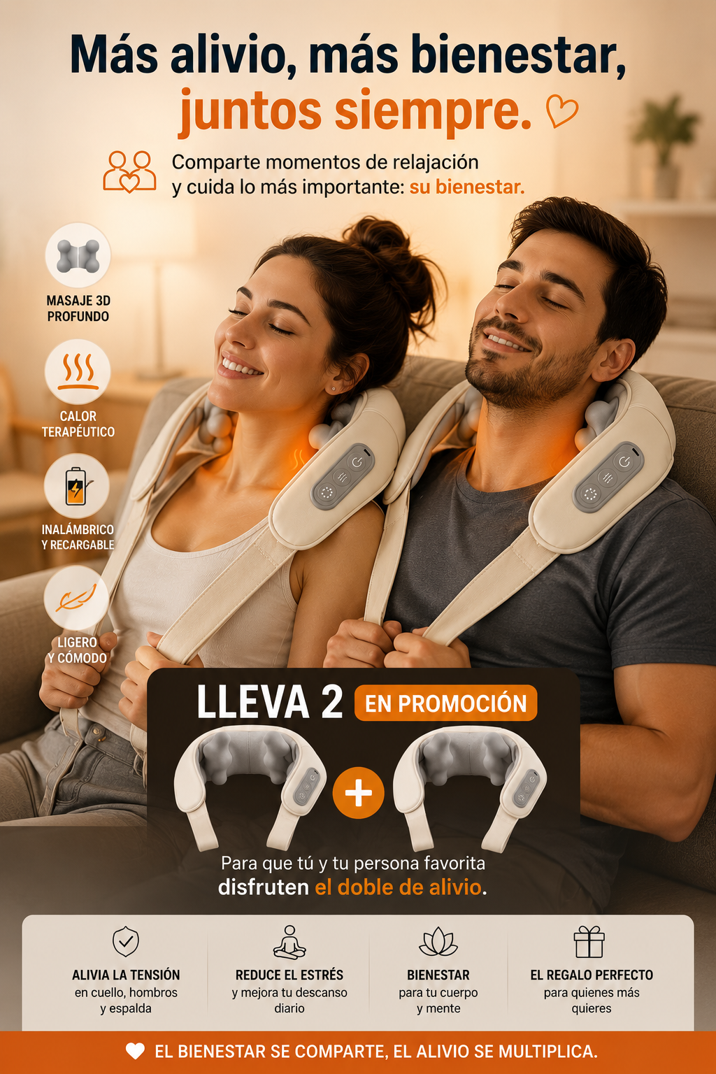 CuelloZen | Masajeador eléctrico de Cuello